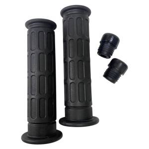 EMGO 2025/02 MANETKI (GRIPY) HONDA WZÓR OEM (53166-390-780) KOLOR CZARNY