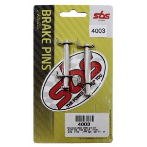 SBS WIESZAKI (TRZPIENIE) KLOCKÓW HAMULCOWYCH PRZÓD / TYŁ KAWASAKI KTM / HUSQVARNA - ZESTAW 2 SZTUKI