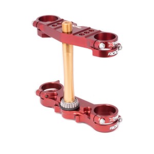 XTRIG PÓŁKI ZAWIESZENIA PRZEDNIEGO ROCS TECH TRIPLE CLAMPS YAMAHA YZ 65 '18-'26; YZ 85 '06-'26 (OFFSET 25MM) KOLOR X-TRX BRO