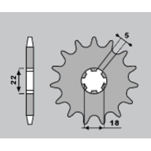ZĘBATKA PRZEDNIA (A4250416150) 423/13z. - WYPRZEDAŻ