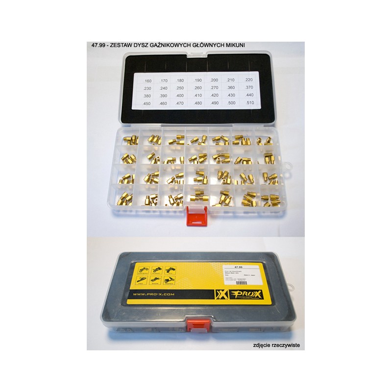 PROX ZESTAW DYSZ GAŹNIKOWYCH GŁÓWNYCH MIKUNI - Sklep Motoryzacyjny