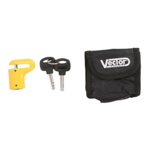 Blokada tarczy hamulcowej Vector (Vicma) z pokrowcem - kolor żółty (4777)