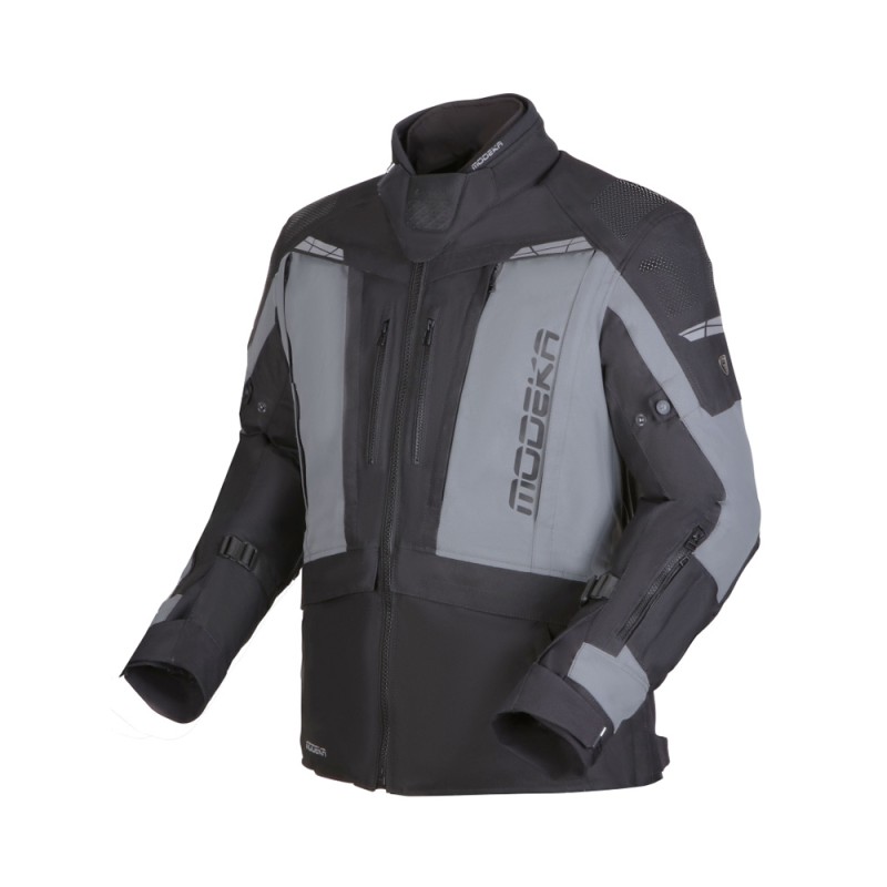 Kurtka MODEKA HYDRON czarno-szara XXL - hydrofobowa membrana