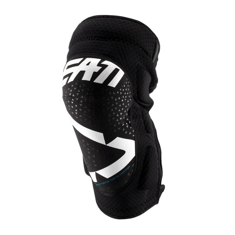 LEATT Nakolanniki Ochraniacze Kolan 3DF 5.0 Zip Knee Guard White/Black S/M