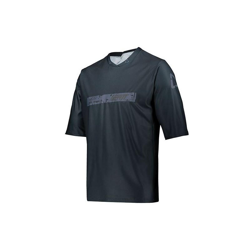 Koszulka rowerowa LEATT MTB 3.0 Jersey Black - rozmiar S
