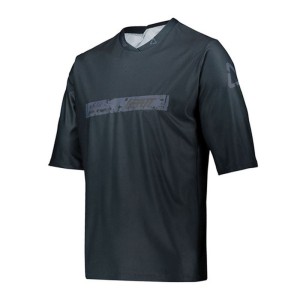 Koszulka rowerowa LEATT MTB 3.0 Jersey Black - rozmiar S