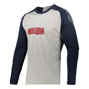 Koszulka rowerowa Leatt MTB 2.0 Long Jersey Onyx biało/granatowa rozmiar S