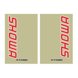 Komplet naklejek na teleskopy Showa - Blackbird (2 sztuki) - Oklein - Transparent