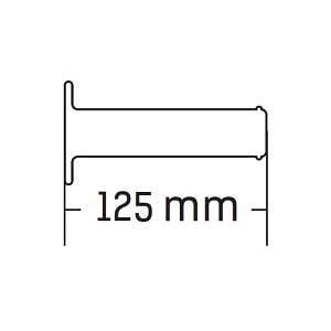 Gripy do ATV/QUAD DOMINO MANETKI 22+22MM Niebieskie