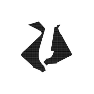 Naklejki na filtr Suzuki RMZ 450 '05-'07 - wyprzedaż kompletu naklejek w carbon look