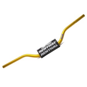 Renthal kierownica 1,1/8 cala (28,6mm) MX Fatbar Handlebar Gold Honda CR/CRF, Kawasaki KX/KXF - złoty kolor z gąbką