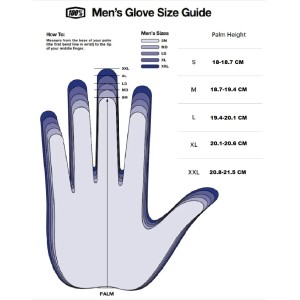 100 procent rękawice cross/enduro airmatic blue M - Rękawice offroad