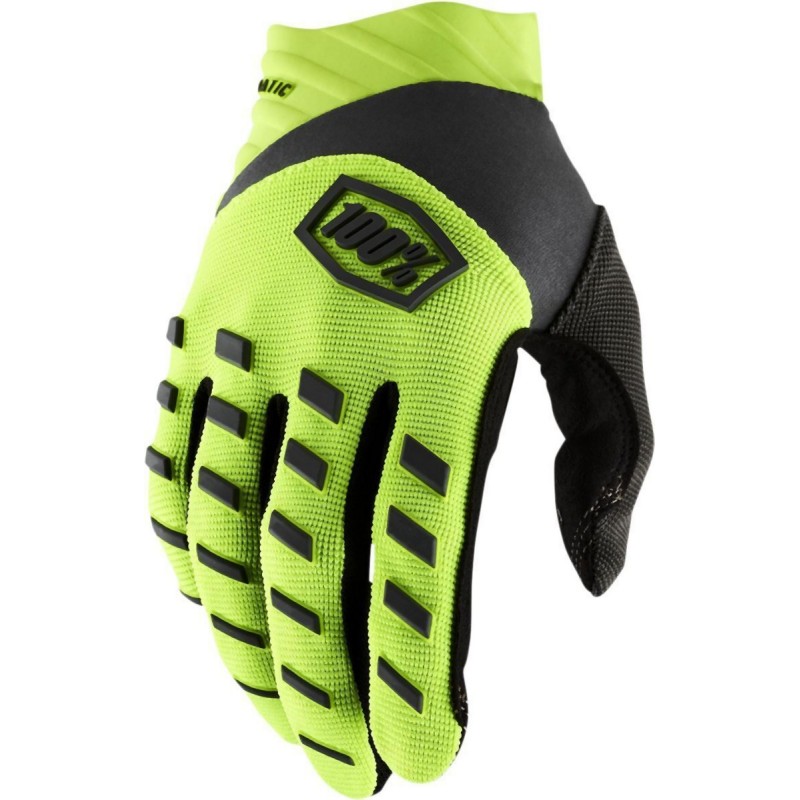 100 procent rękawice cross/enduro airmatic fluo - Rękawice offroad