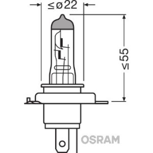 Żarówka OSRAM H4 12V 60/55W NIGHT BREAKER® LASER - Kup teraz!