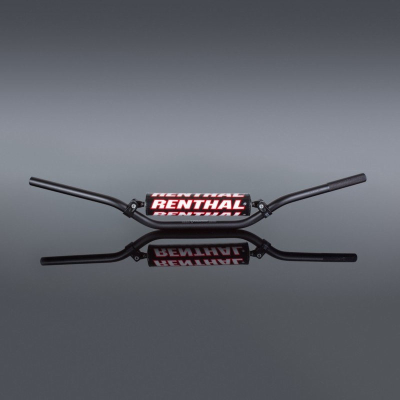 Kierownica Renthal 7/8 cala MX Handlebar Black Enduro Medium Padded - czarna z gąbką