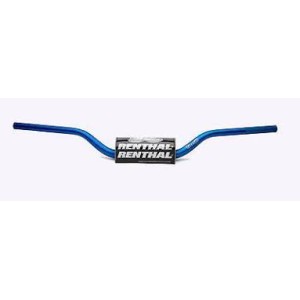 Renthal Kierownica 1,1/8 cala (28,6mm) MX Fatbar Handlebars Blue RC SX/SXF 06-09, Suzuki RM/RMZ 06-13 - niebieska kierownica z g