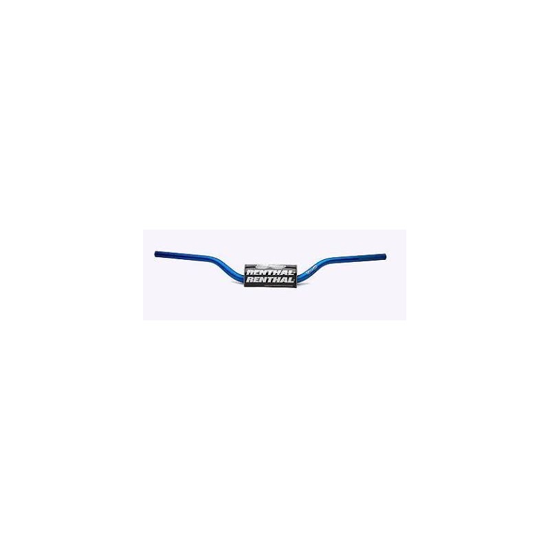 Renthal Kierownica 1,1/8 cala (28,6mm) MX Fatbar Handlebars Blue RC SX/SXF 06-09, Suzuki RM/RMZ 06-13 - niebieska kierownica z g