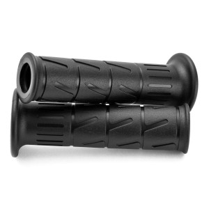 Manetki Kawasaki Style 22+25mm czarne - Gripy 125mm z otworem