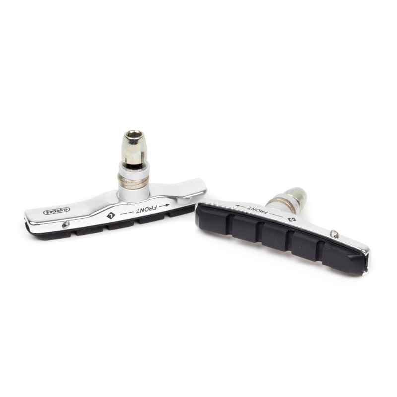 Klocki hamulcowe rowerowe V-Brake 72 mm Elvedes - Wyprzedaż, kolor srebrny