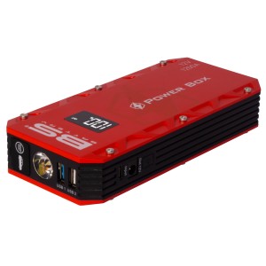 BS URZĄDENIE ROZRUCHOWE PB-02 (JUMP STARTER, POWERBANK, BOOSTER) 12000mAh (44.4Wh) (EL)