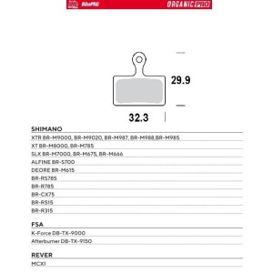 Klocki hamulcowe rowerowe MOTO-MASTER Bike Pro - wyprzedaż!