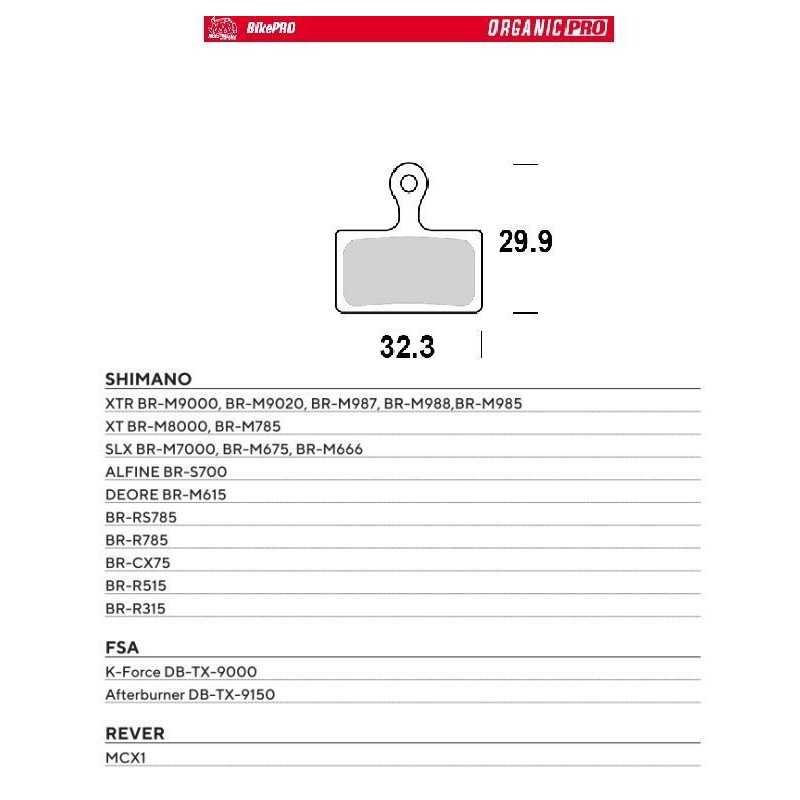 Klocki hamulcowe rowerowe MOTO-MASTER Bike Pro - wyprzedaż!