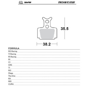 Klocki hamulcowe rowerowe MOTO-MASTER BIKE PRO - wyprzedaż!