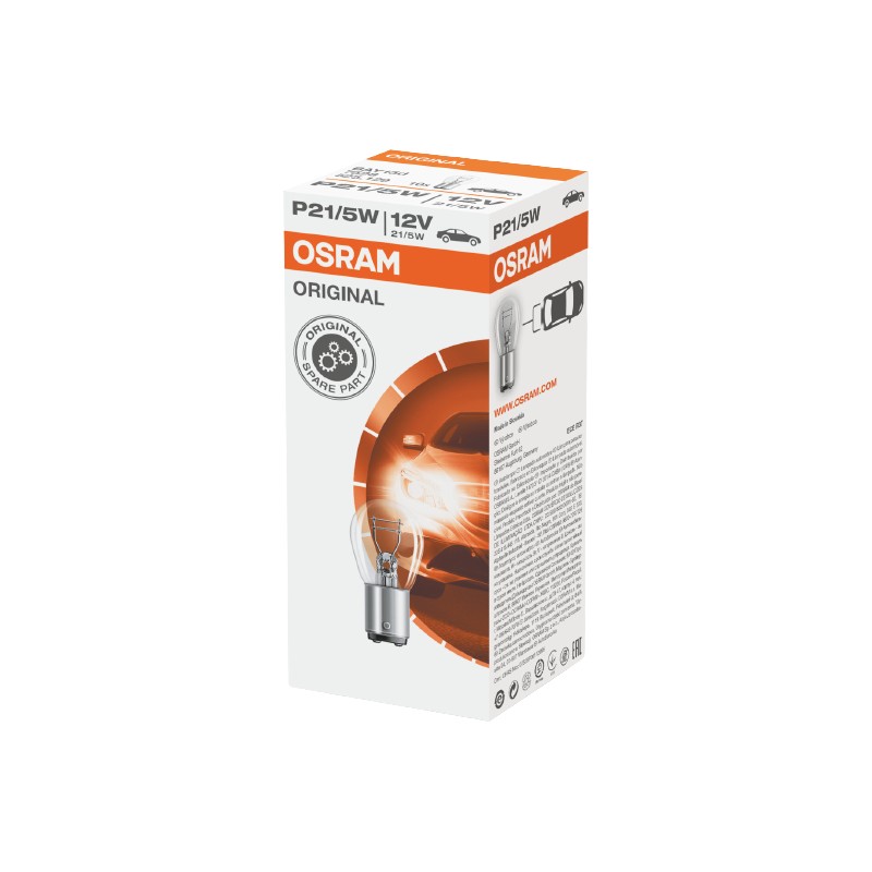 Żarówka OSRAM 12V P21/5W 21/5W 12V BAY15D - 1 sztuka