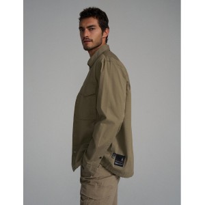 Koszula DIVERSE PROMOCJA EXTREME TEAM - DAKAR RALLY w kolorze khaki, rozmiar M