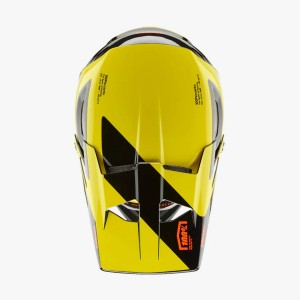 PROMOCJA 100 PROCENT MTB KASK ROWEROWY AIRCRAFT COMPOSITE LTD NEON YELLOW KOLOR CZARNY/ŻÓŁTY ROZMIAR L (59-60 CM)