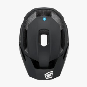 Wyprzedaż 100% MTB kask rowerowy Altis Black - 100% Rowerowe