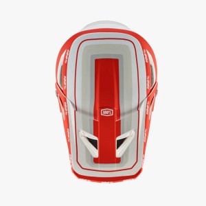 100 PROCENT WYPRZEDAŻ MTB KASK ROWEROWY STATUS TOPENGA RED/WHITE KOLOR BIAŁY/CZERWONY ROZMIAR XL