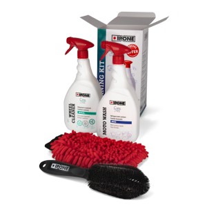 IPONE CLEANING KIT (MOTO WASH+WHEEL CLEANER) - ZESTAW DO MYCIA MOTOCYKLA (CARELINE)