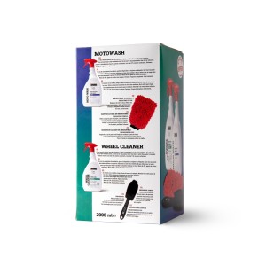 IPONE CLEANING KIT (MOTO WASH+WHEEL CLEANER) - ZESTAW DO MYCIA MOTOCYKLA (CARELINE)