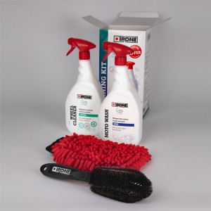 IPONE CLEANING KIT (MOTO WASH+WHEEL CLEANER) - ZESTAW DO MYCIA MOTOCYKLA (CARELINE)