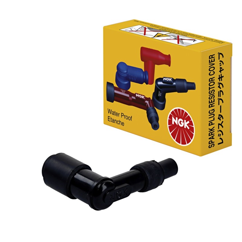 NGK Fajka na świecę (nr 8020) kątowa (90) kolor czarny