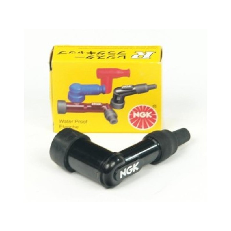 NGK Fajka na świecę ebonitowa kątowa (90) kolor czarny (nr 8051)