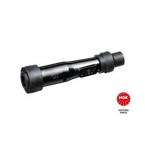 NGK Fajka na świecę ebonitowa prosta kolor czarny (nr 8080)