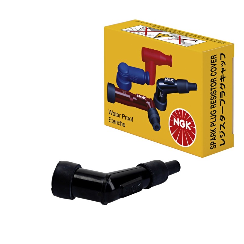 NGK Fajka na świecę ebonitowa kątowa (120) - kolor czarny