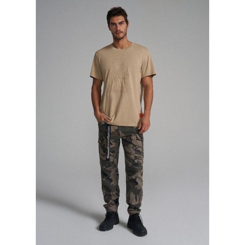 DIVERSE PROMOCJA EXTREME TEAM - DAKAR RALLY Koszulka (T-shirt) DKR DES 0124 Beżowy XL