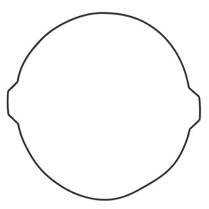 Uszczelka pokrywy sprzęgła KTM SX-F450(SXF450),XC-F 07-12, SXF505, (XCF505) '08-'09 - WINDEROSA (VERTEX)