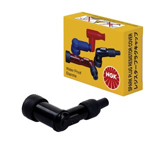 NGK Fajka na świecę ebonitowa kątowa (90) z nakrętką kolor czarny (nr 8302)