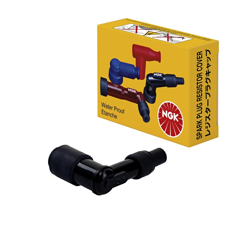 NGK Fajka na świecę (nr 8328) kątowa (90) kolor czarny