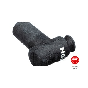 NGK Fajka na świecę gumowa kątowa (90) z nakrętką czarna (nr 8338)