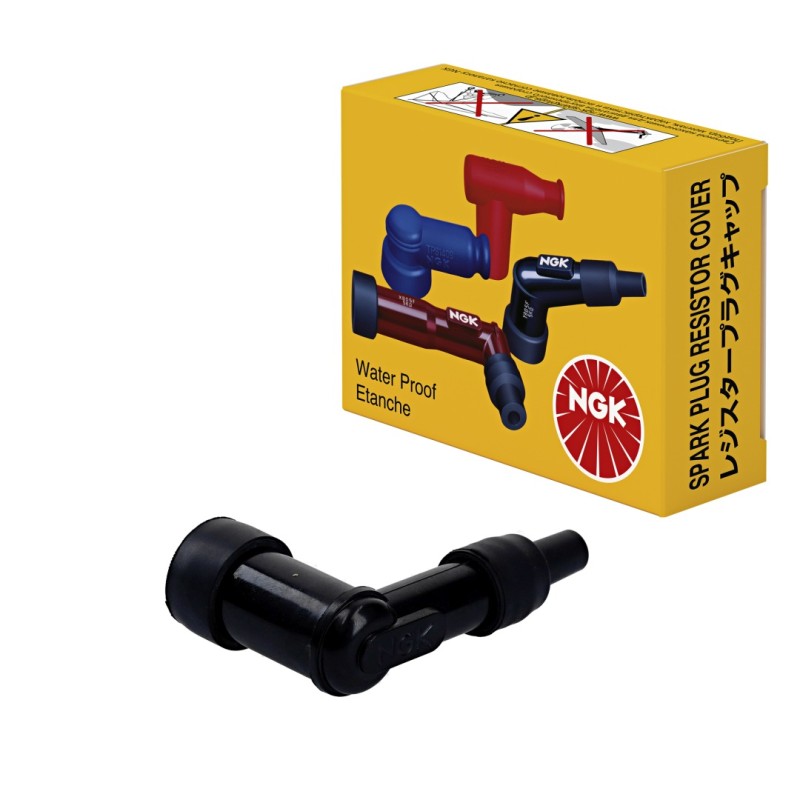 NGK Fajka na świece (Nr 8342) kątowa (90) kolor czarny