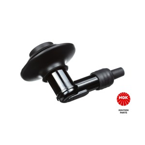 NGK Fajka na świecę (nr 8346) kątowa (90) - kolor czarny z osłonką gumową