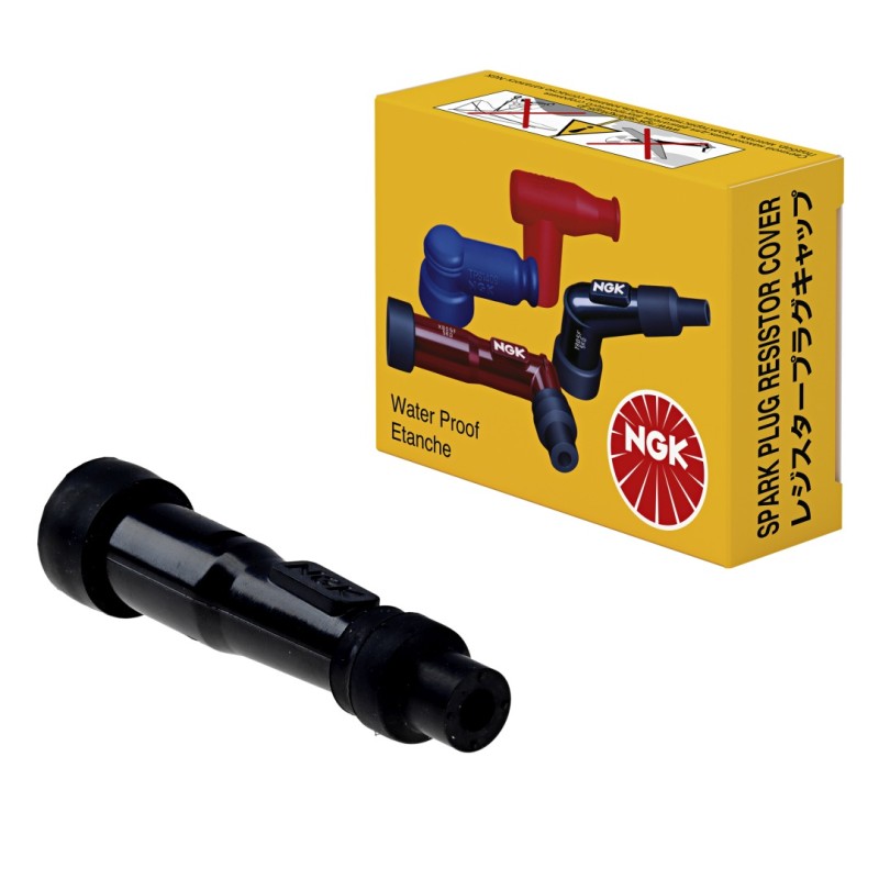 NGK Fajka na świecę (nr 8370) prosta - kolor czarny