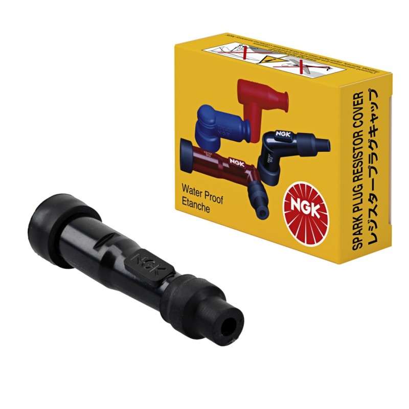 NGK Fajka na świecę (nr 8372) prosta - kolor czarny