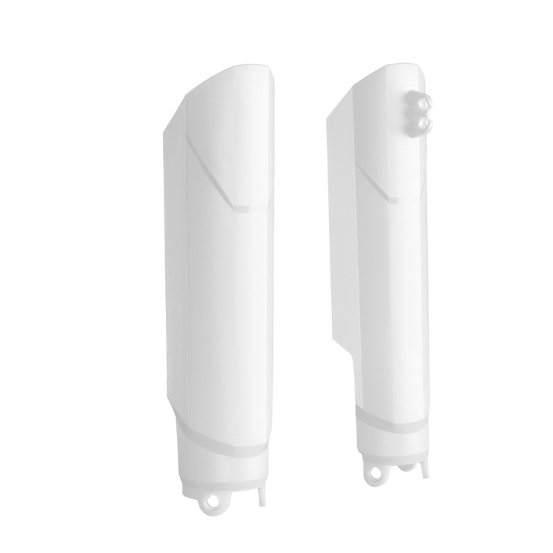 Osłony teleskopów/amortyzatorów Honda CRF 250/450R '19-'23: CRF 250/450RX '19-'23 białe