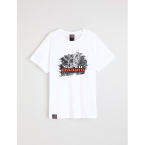 Koszulka DIVERSE PROMOCJA ENDURO TSH 02 BIAŁA ROZMIAR M